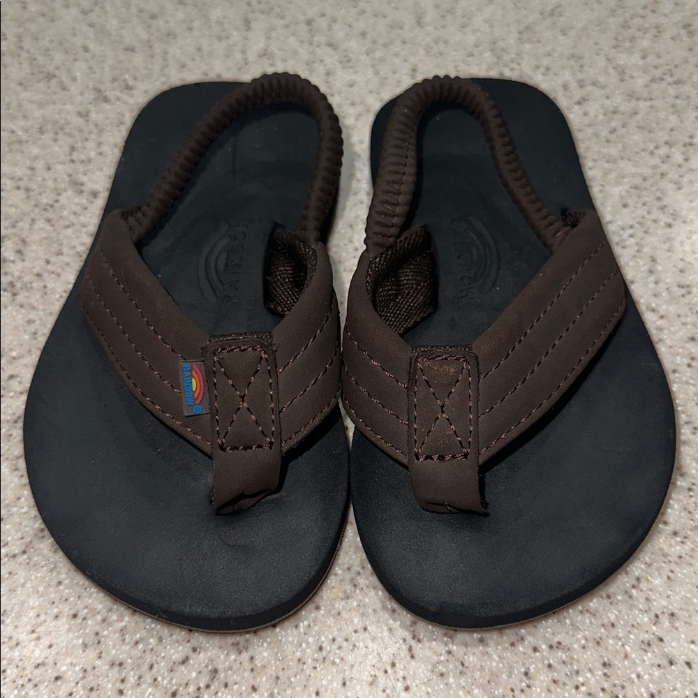 Rainbow Sandals Toddler size 7 - 8 (made in San Clemente, CA)